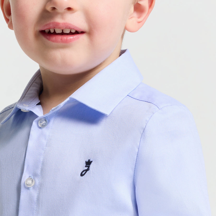 Bombažna oxford srajca za dojenčke dečke