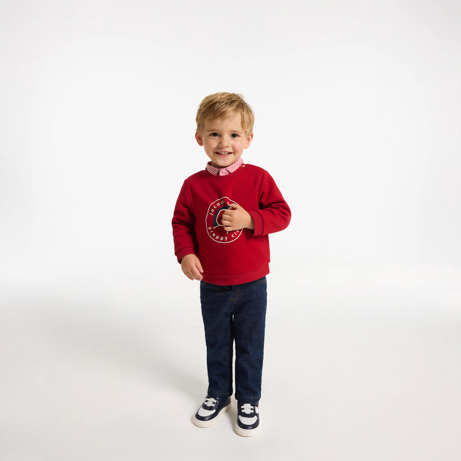 Podstavljene kavbojke za dojenčke dečke