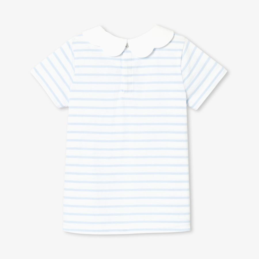 Prugasta polo majica za deklice