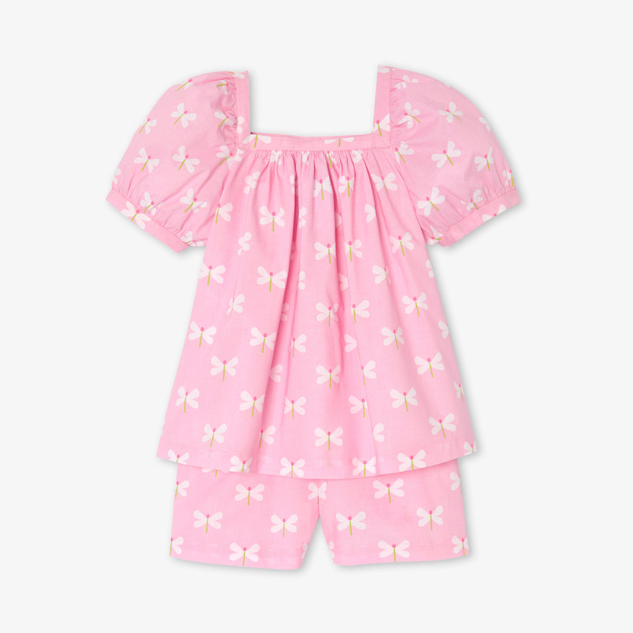 Kratka pižama za deklice