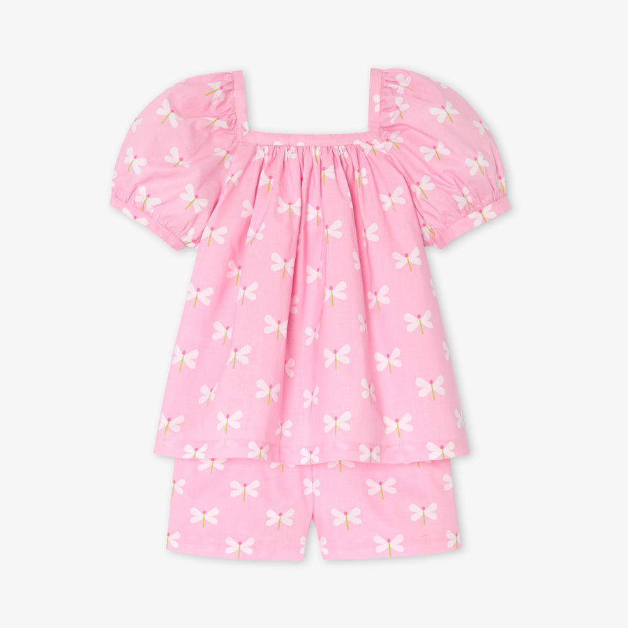 Kratka pižama za deklice