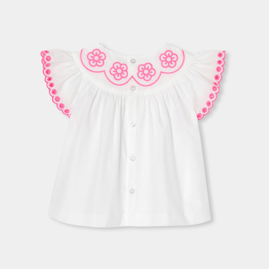 Bluza s kratkimi rokavi za deklice