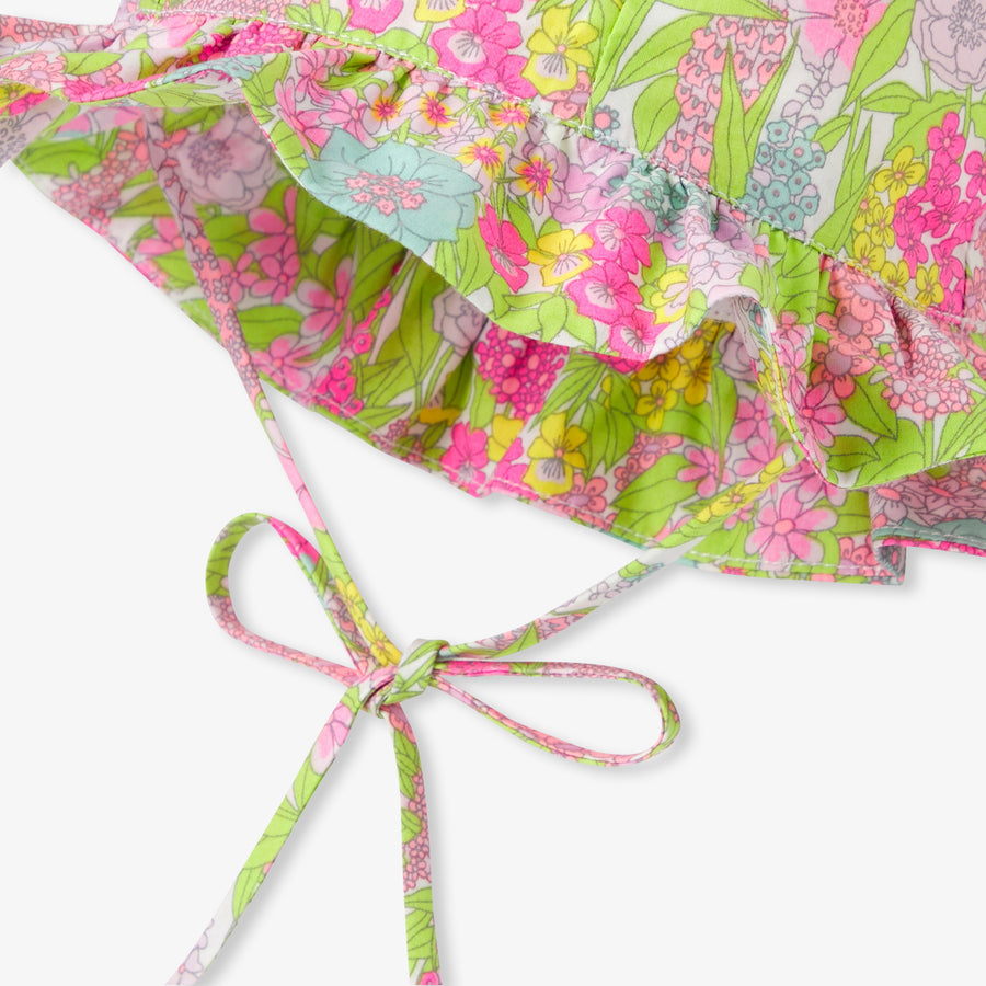 Šešir iz Liberty tkanine za dojenčke deklice