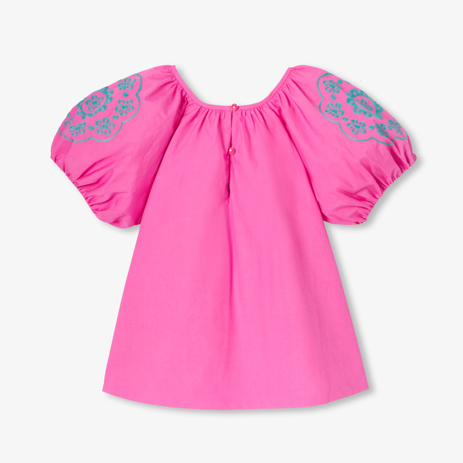 Bluza z balonastimi rokavi za deklice
