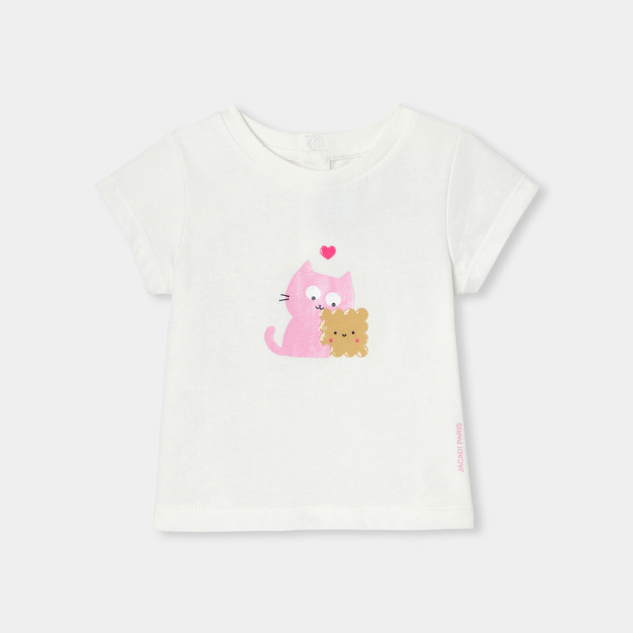 Bombažna majica za dojenčke deklice