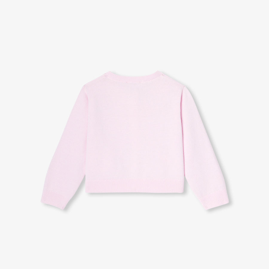 Bombažni kardigan za dojenčke deklice