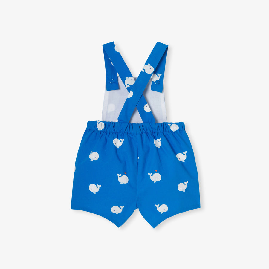 Popelinski naramnice-kombinezon za dojenčke