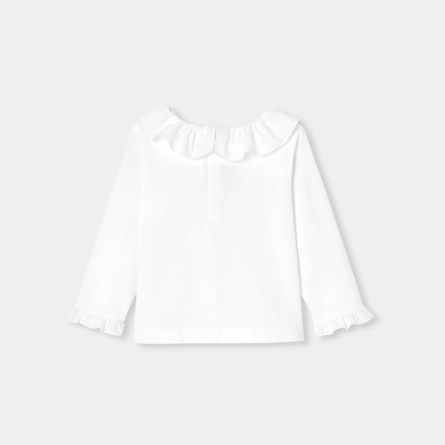 Bombažna majica za dojenčke deklice