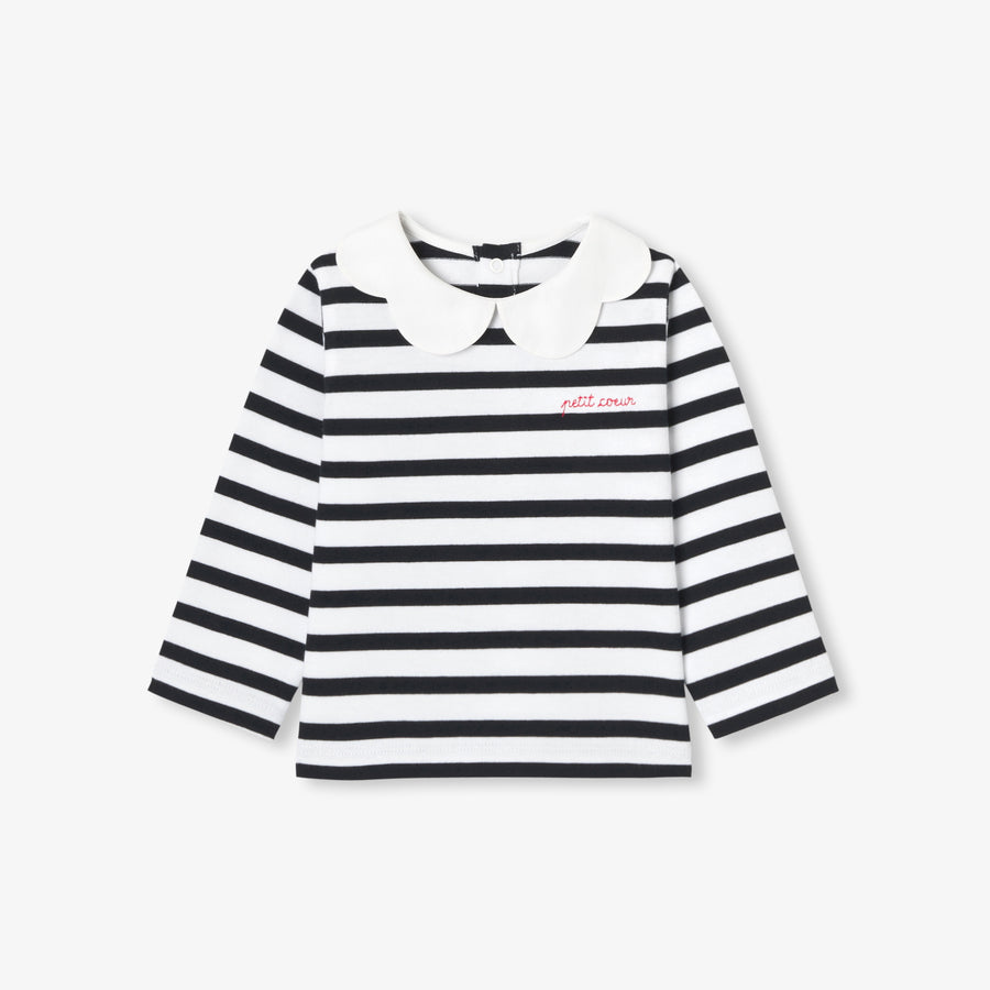 Mornarska majica za dojenčke deklice