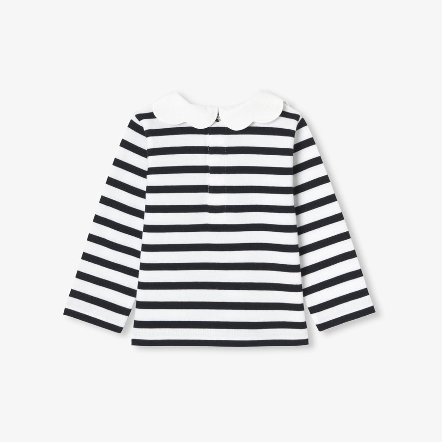 Mornarska majica za dojenčke deklice