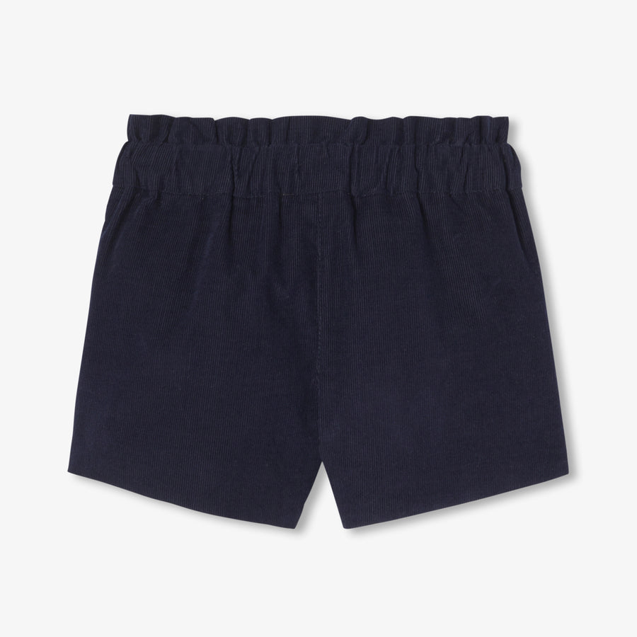 Kratke hlače iz baršuna za dojenčke deklice