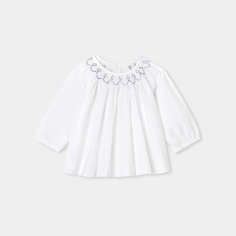 Bluza iz popelina za dojenčke deklice