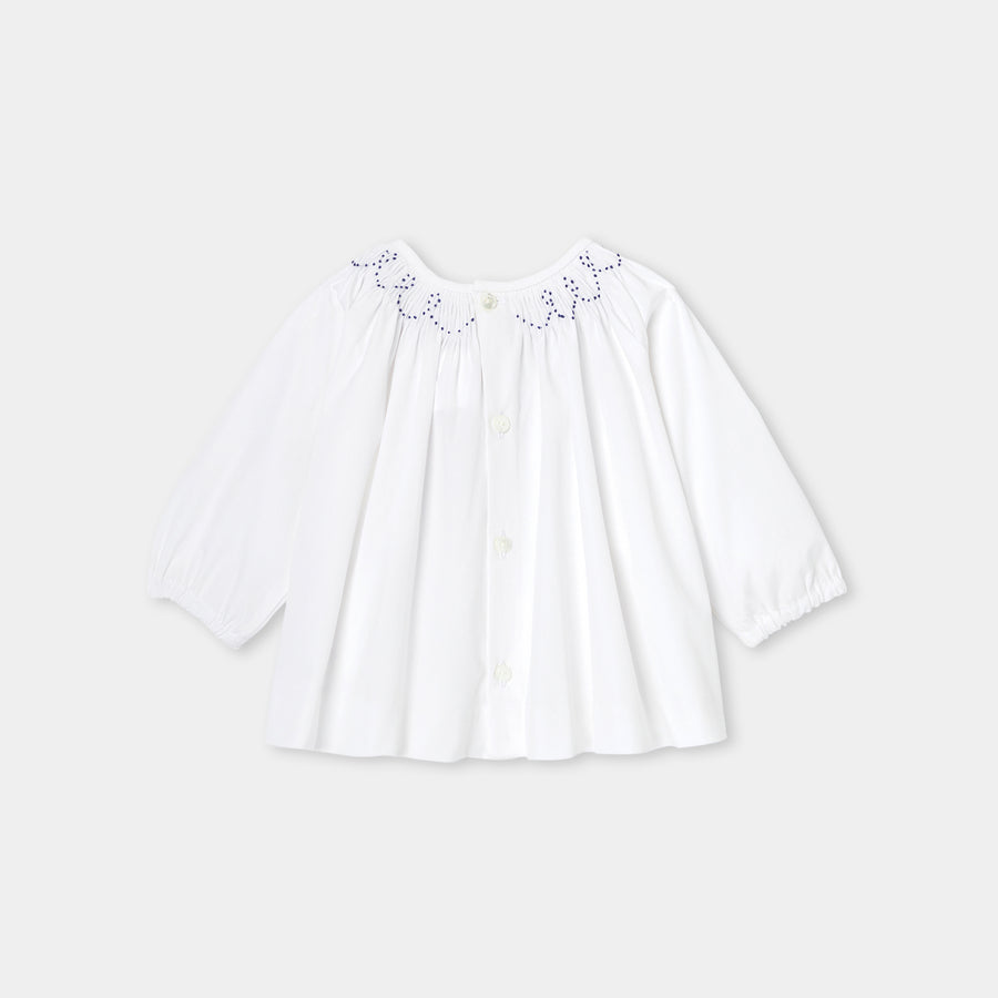 Bluza iz popelina za dojenčke deklice
