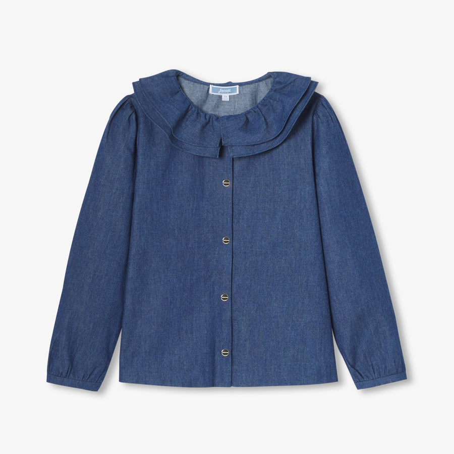 Bluza iz lahkega traperja za deklice