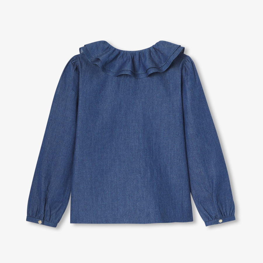 Bluza iz lahkega traperja za deklice