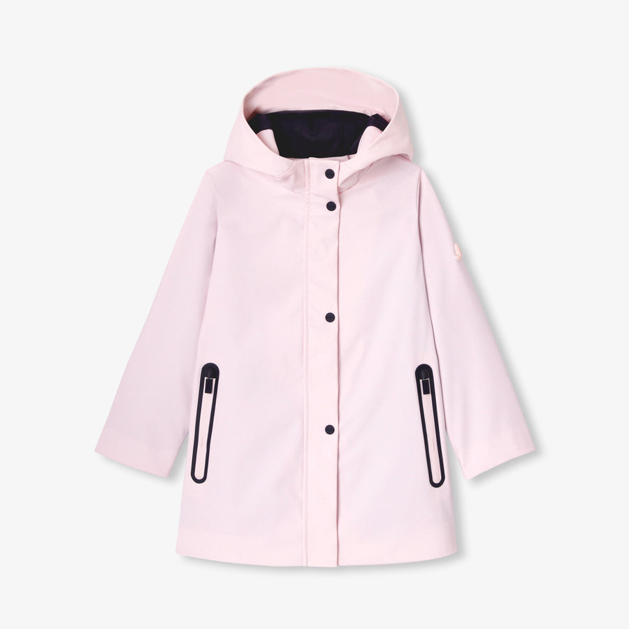 Parka z gumijastim učinkom za deklice