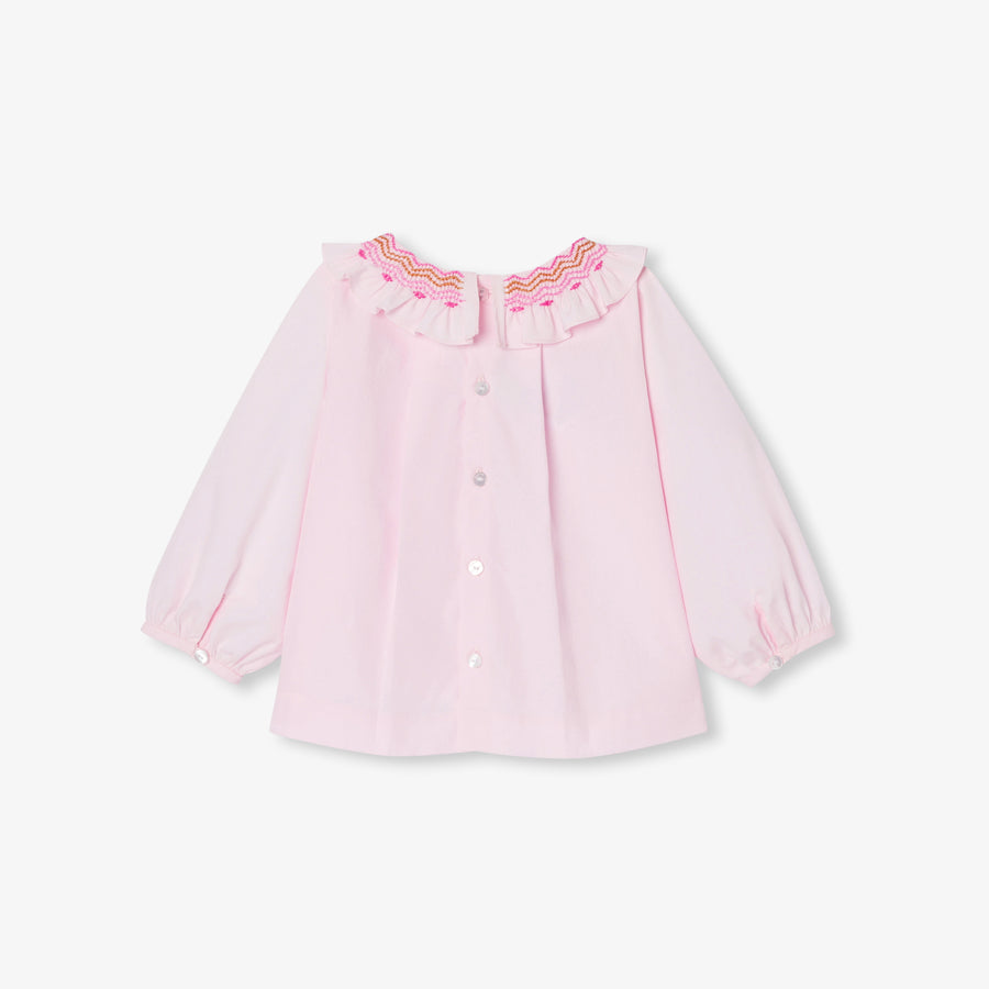 Bluza z dolgimi rokavi za dojenčke deklice