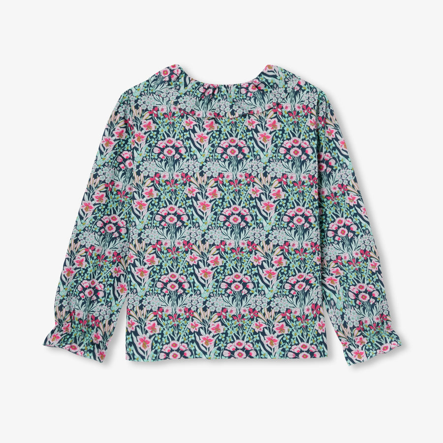 Bluza iz Liberty tkanine za deklice
