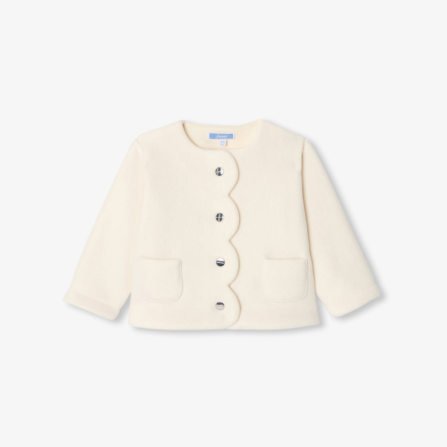 Flis kardigan za dojenčke deklice