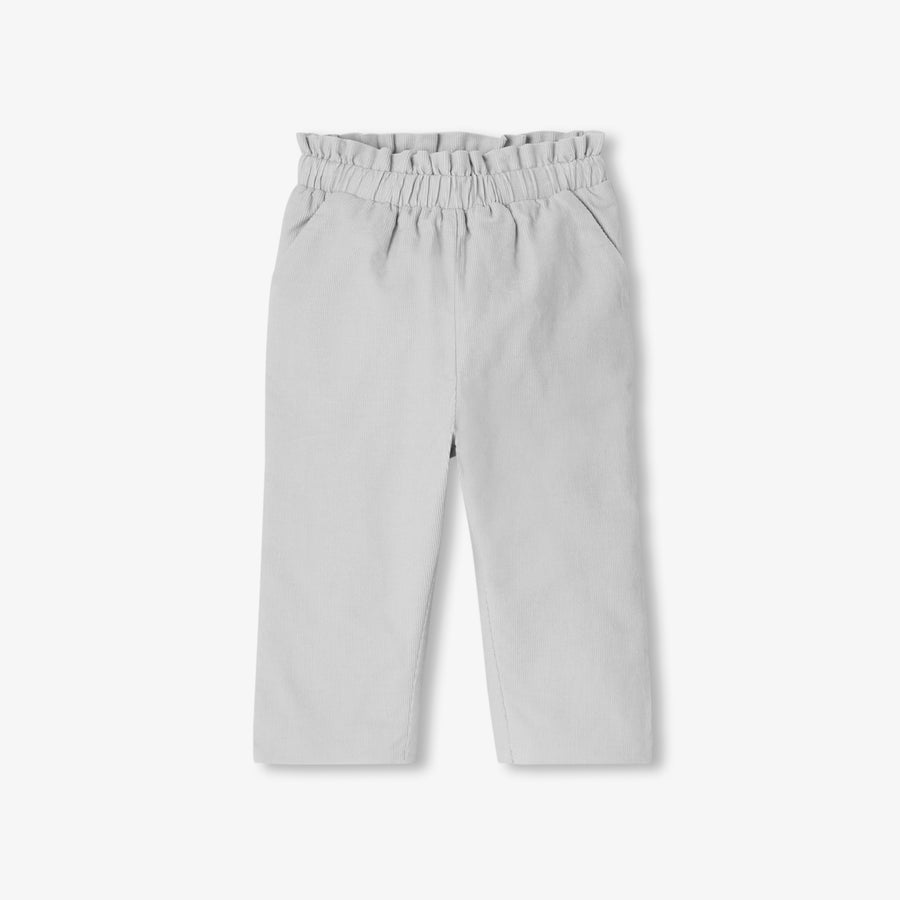 Baršunaste hlače za dojenčke deklice