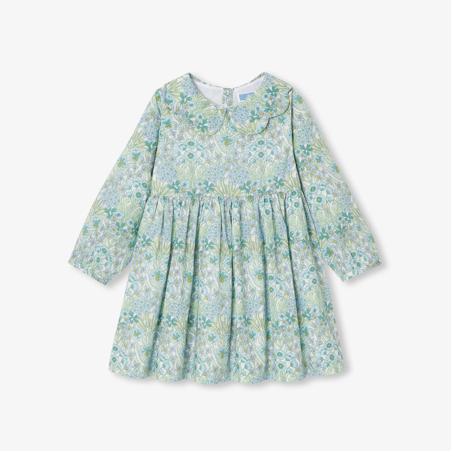 Haljina iz Liberty tkanine za dojenčke deklice
