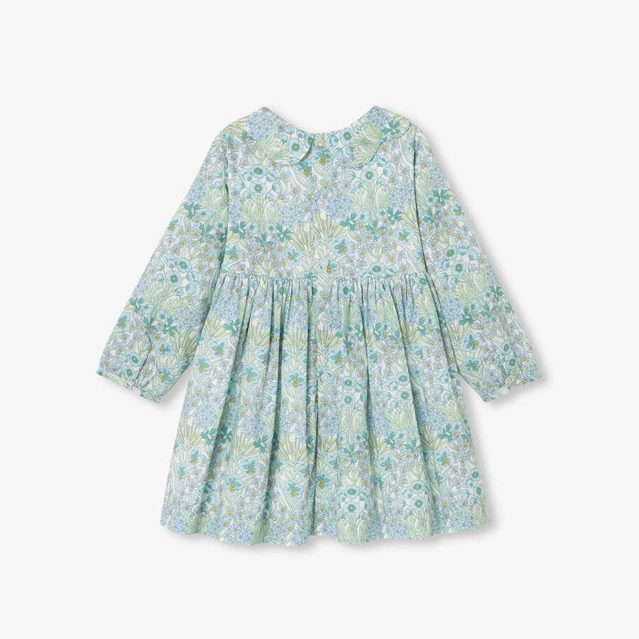 Haljina iz Liberty tkanine za dojenčke deklice