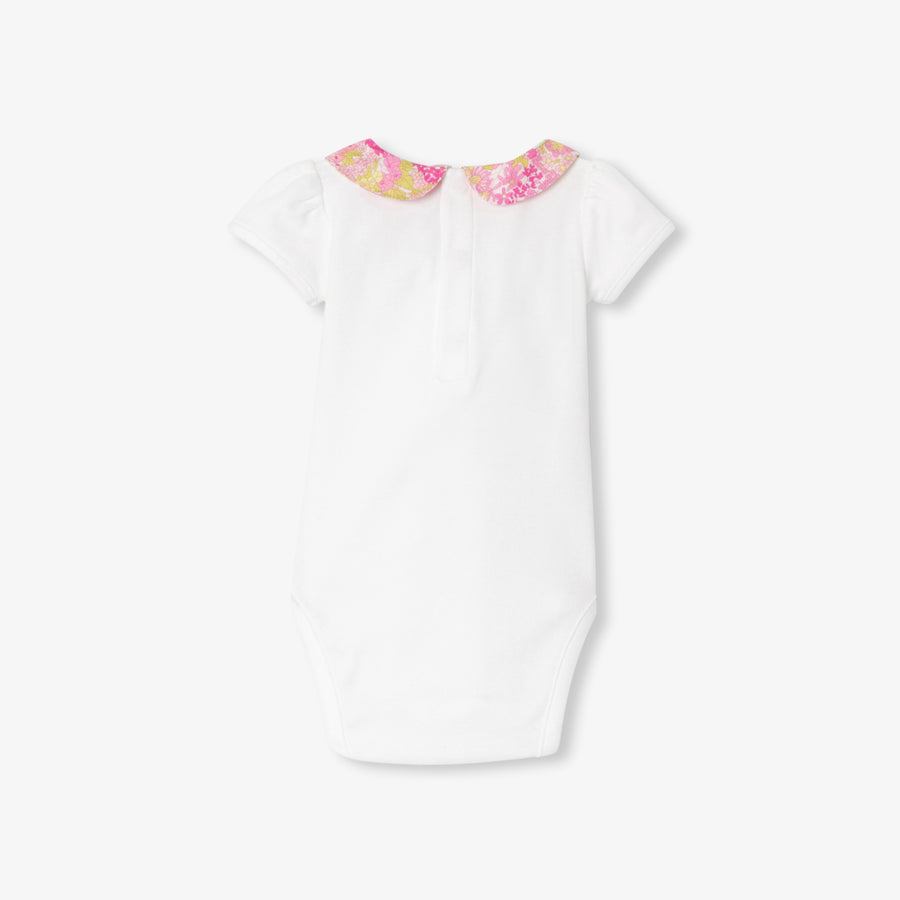 Bodi s kratkimi rokavi za deklice iz bombaža