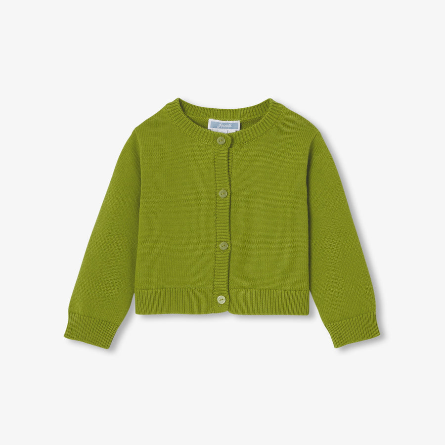 Bombažni kardigan za deklice