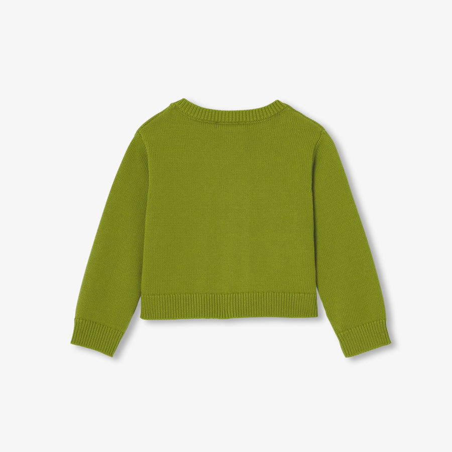 Bombažni kardigan za deklice