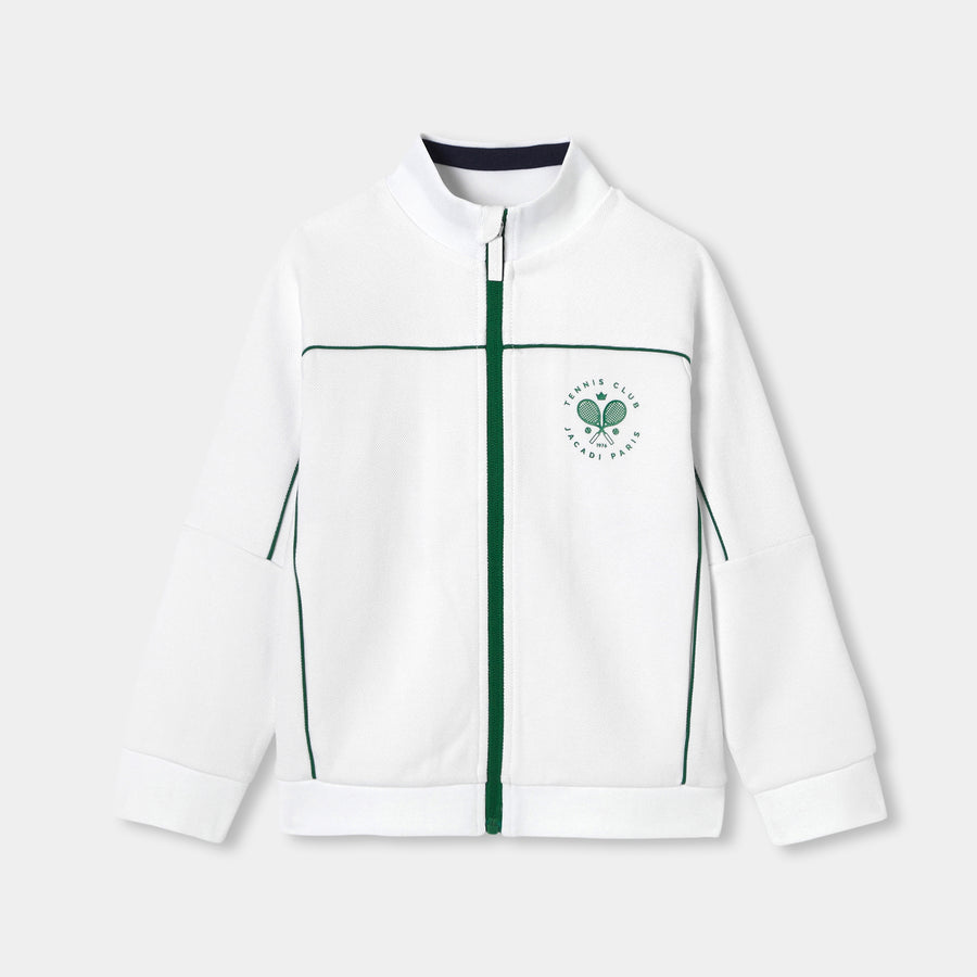 Polo majica iz Pique pletenine na zadrgo