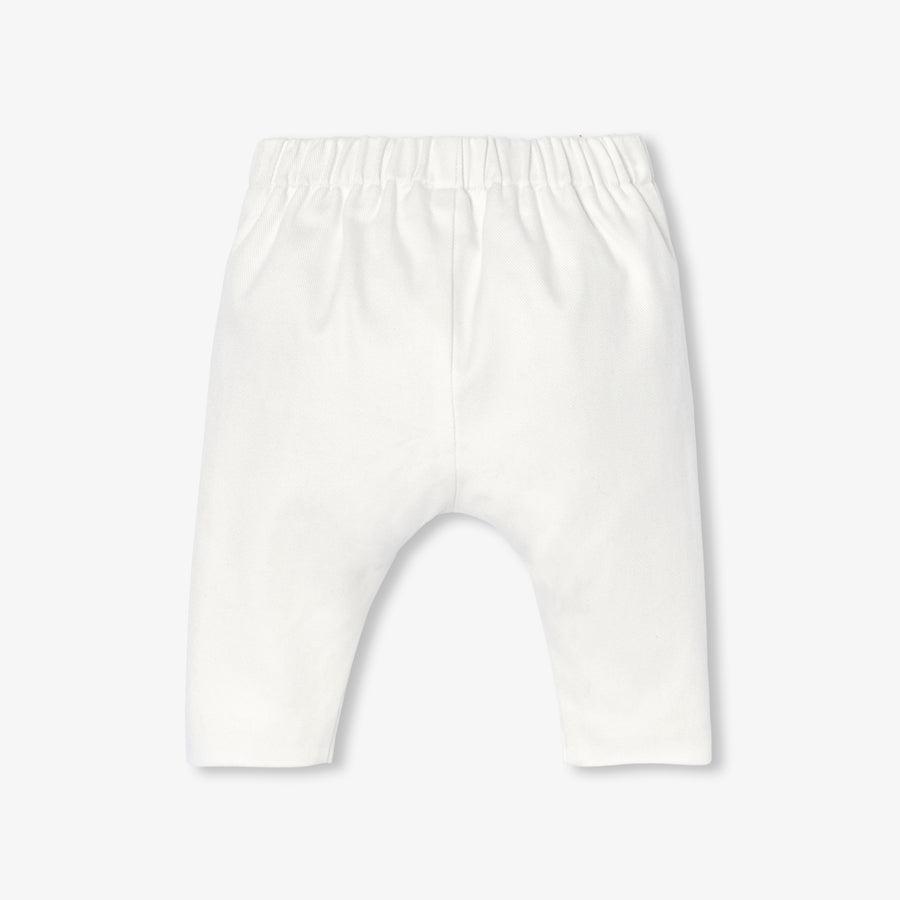 Udobne jeans hlače s pleteno podlogo za dojenčke