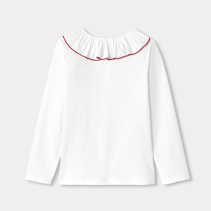 Dekliška bluza iz bombažnega jerseya