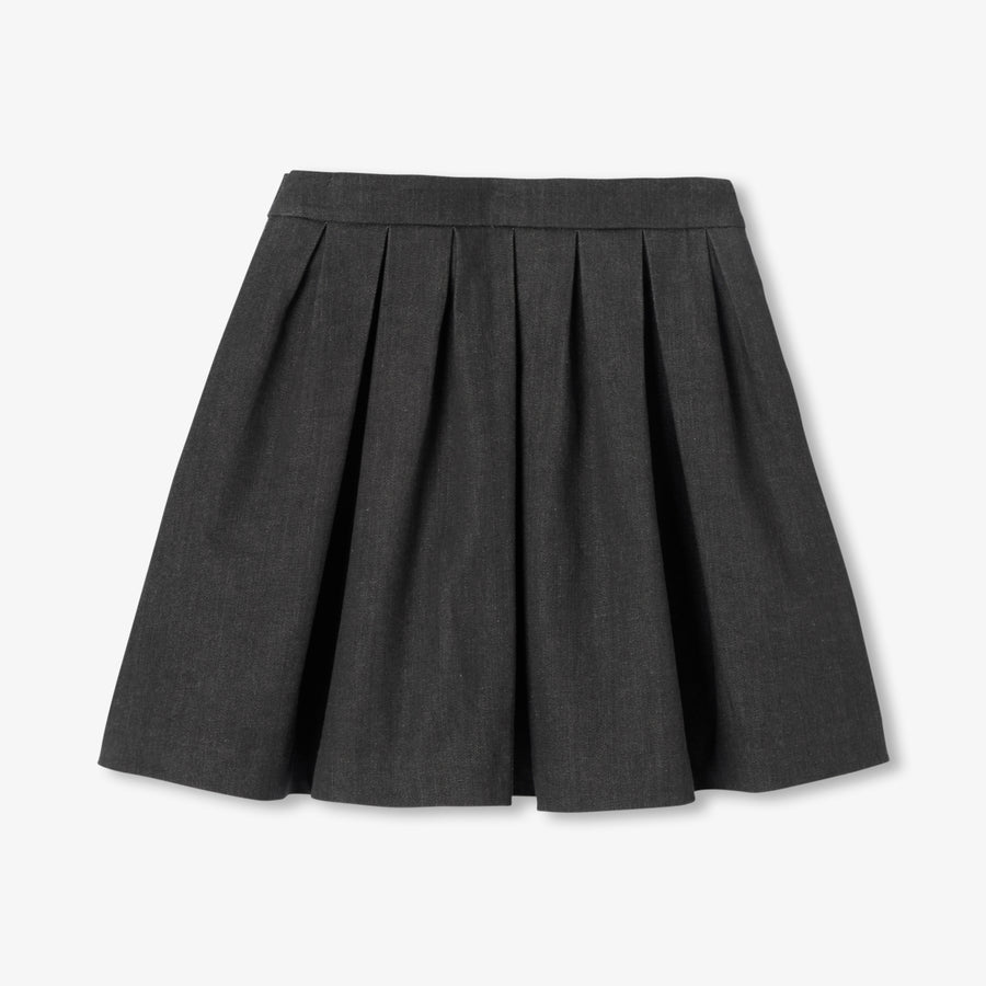 Jeans krilo z vezenjem za deklice